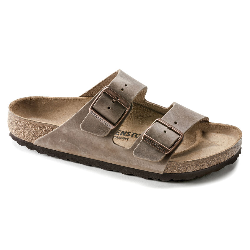 Birkenstock Arizona Oiled Leather Tobacco Brown